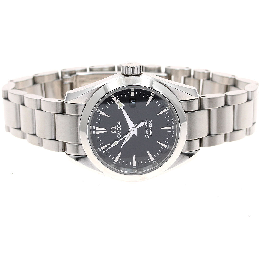 OMEGA Seamaster Aqua Terra 2577.50 Date black Dial Quartz Ladies Watch_894369