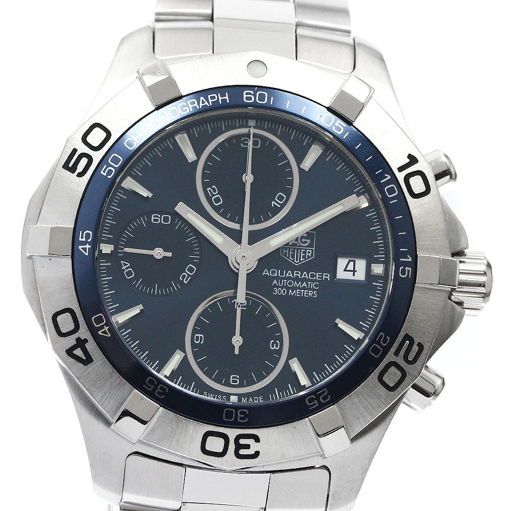 TAG HEUER Aquaracer CAF2112 Chronograph Navy Dial Automatic Men's Watch_894370