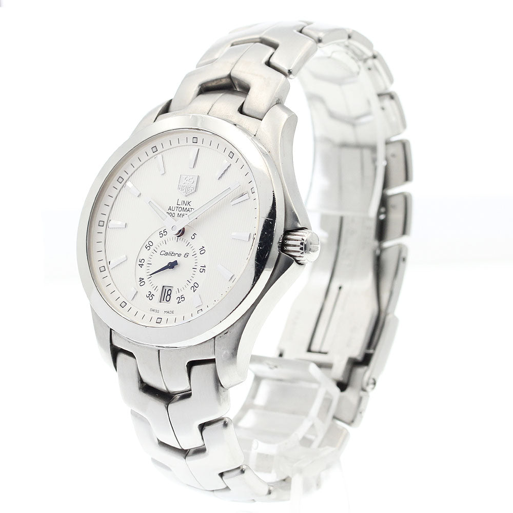TAG HEUER Link WJF211B Caliber 6 Date Silver Dial Automatic Men's Watch_894371
