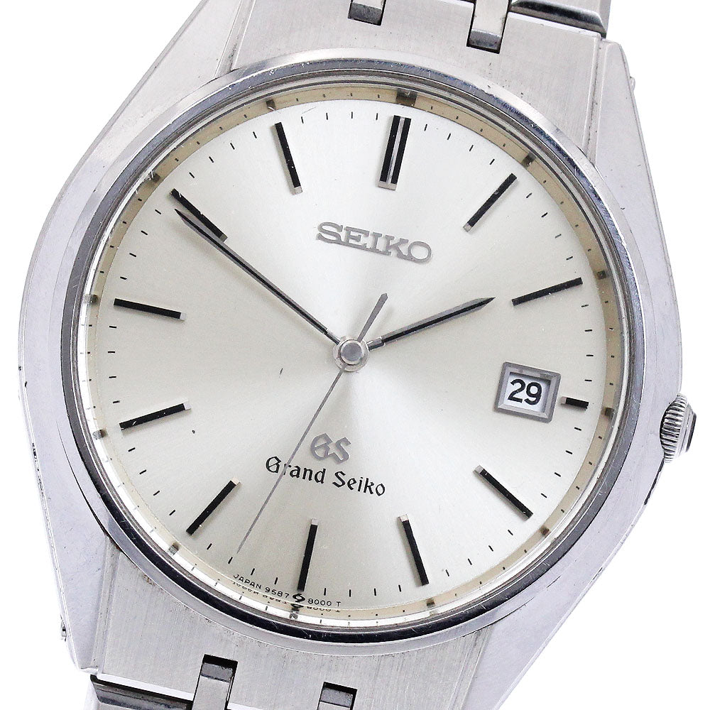 SEIKO Grand Seiko SBGS003/9587-8000 Date Silver Dial Quartz Men's Watch_894372
