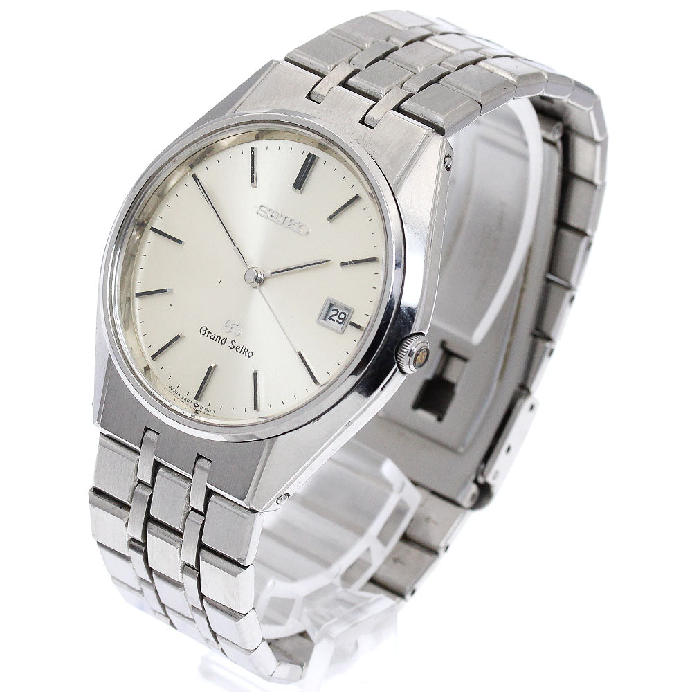 SEIKO Grand Seiko SBGS003/9587-8000 Date Silver Dial Quartz Men's Watch_894372