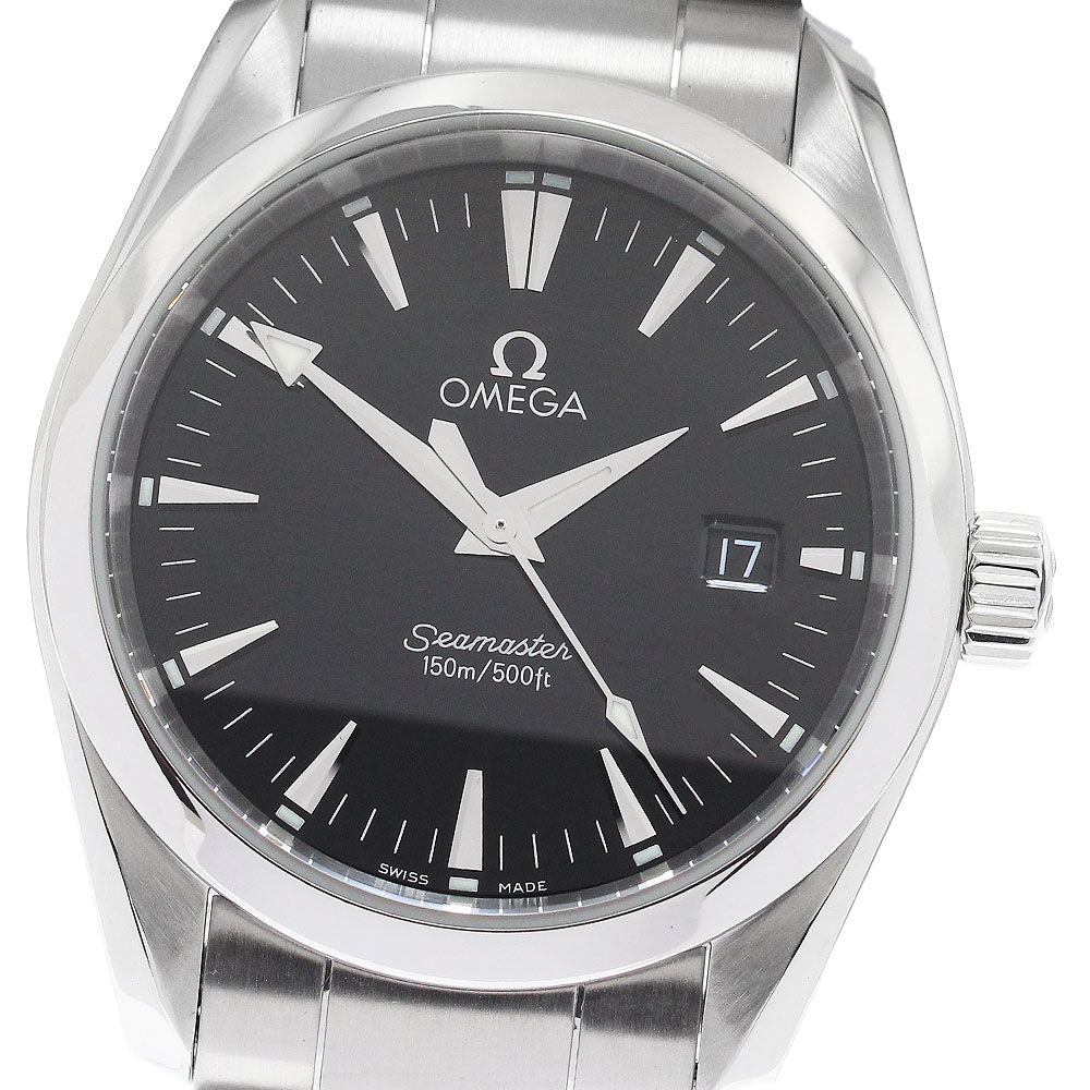 OMEGA Seamaster Aqua Terra 2518.50 Date black Dial Quartz Boy's Watch_894386