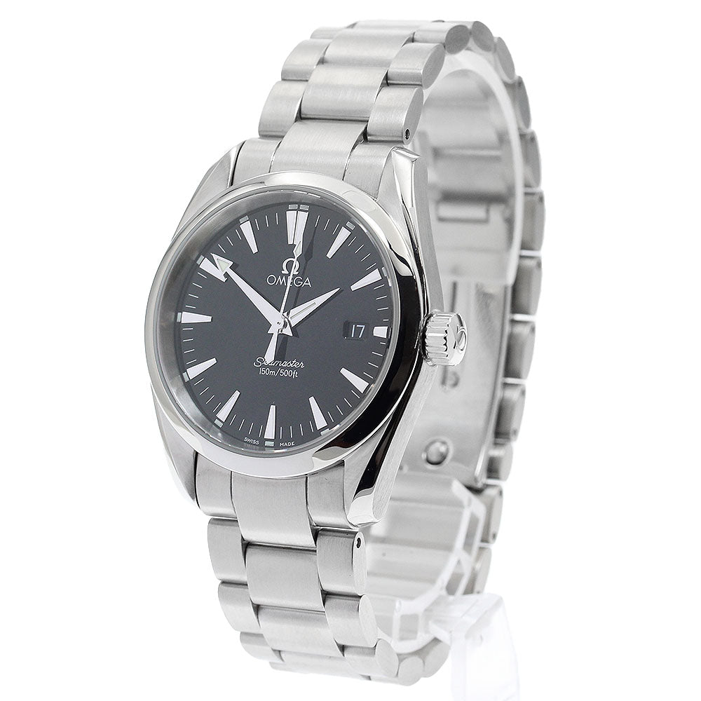 OMEGA Seamaster Aqua Terra 2518.50 Date black Dial Quartz Boy's Watch_894386
