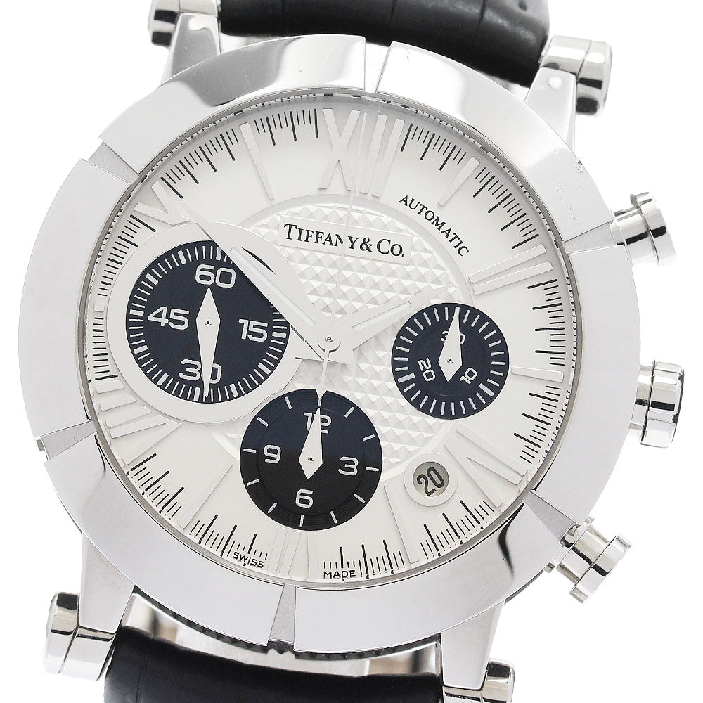 TIFFANY&Co. Atlas Gen Z1000.82.12A21A00A Chronograph Silver / Black Dial Automatic Men's Watch_894397