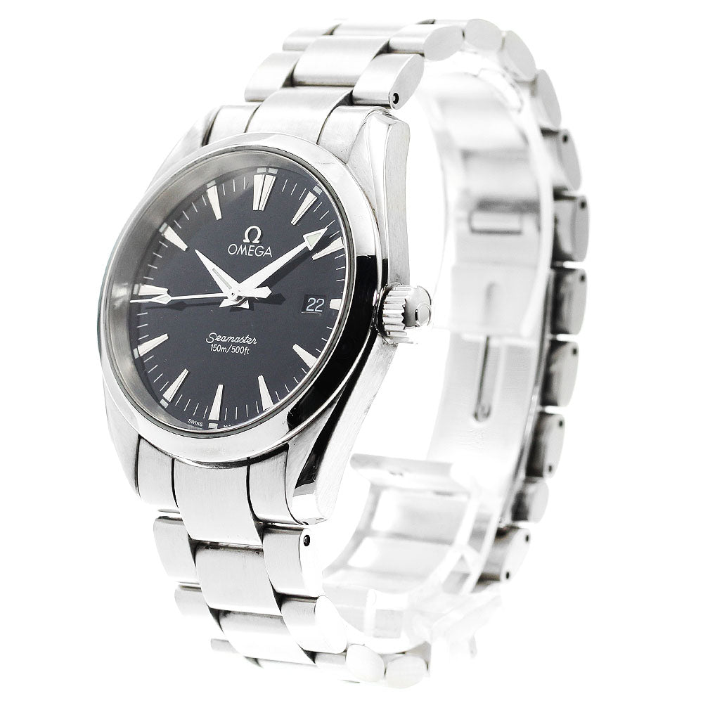OMEGA Seamaster Aqua Terra 2518.50 Date black Dial Quartz Boy's Watch_894404