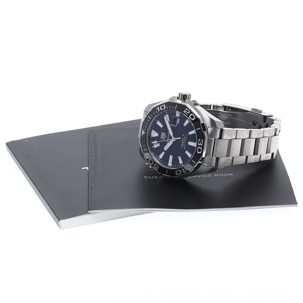 TAG HEUER Aqua Racer Caliber 5 WAY201A Date black Dial Automatic Men's_894408