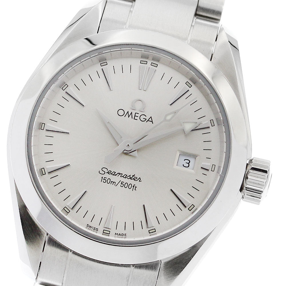 OMEGA Seamaster Aqua Terra 2577.30 Date Silver Dial Quartz Ladies Watch_894413