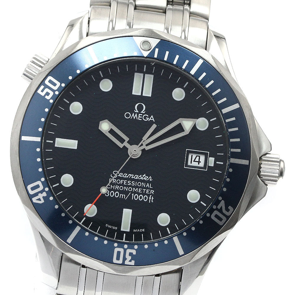 OMEGA Seamaster300 2531.80 Date Navy Dial Automatic Men's Watch_894436