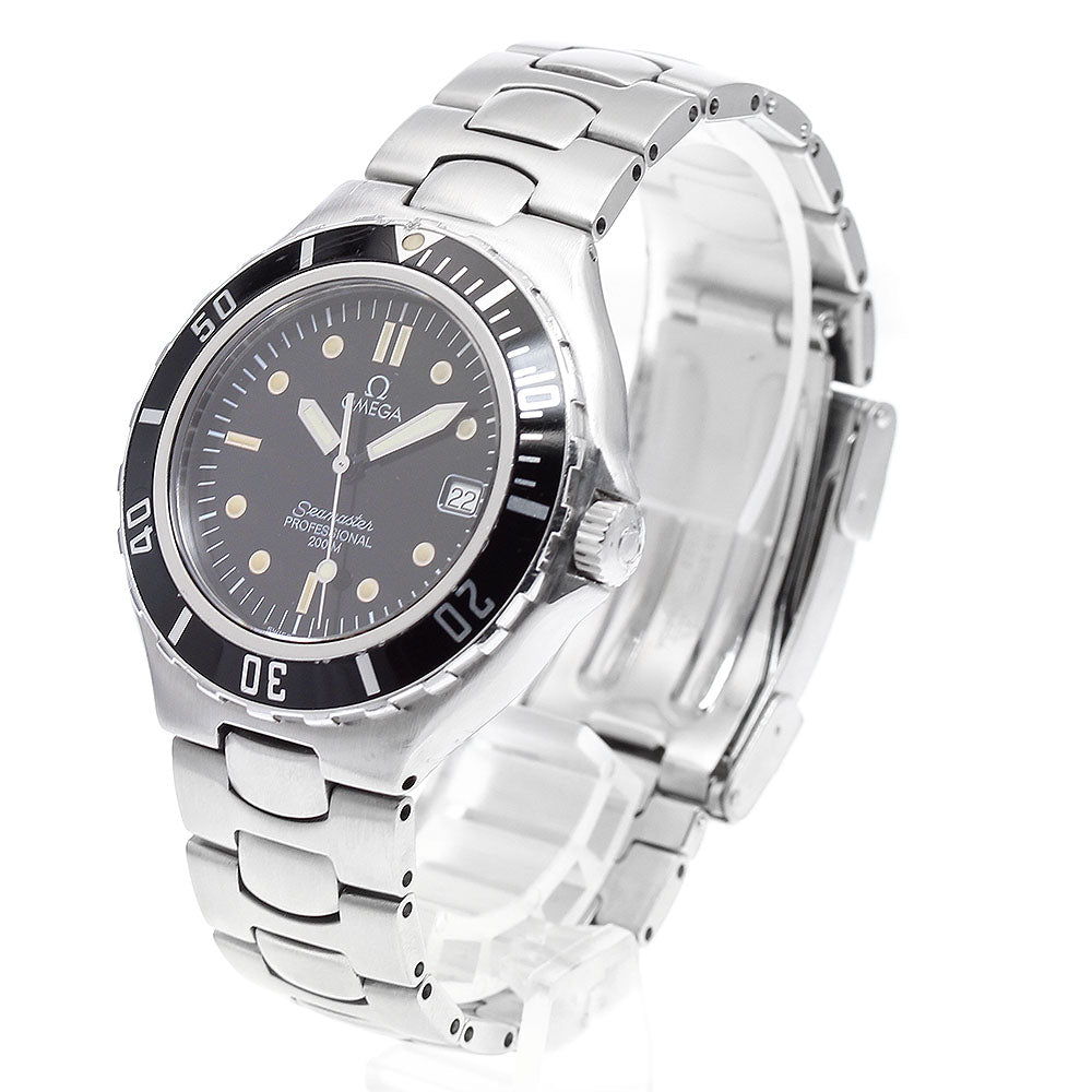 OMEGA Seamaster200 Date black Dial Quartz Men's Watch_894451