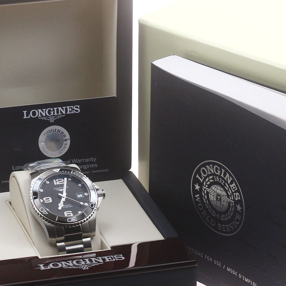 LONGINES Hydro Conquest L3.781.4 Date black Dial Automatic Men's Watch_894455