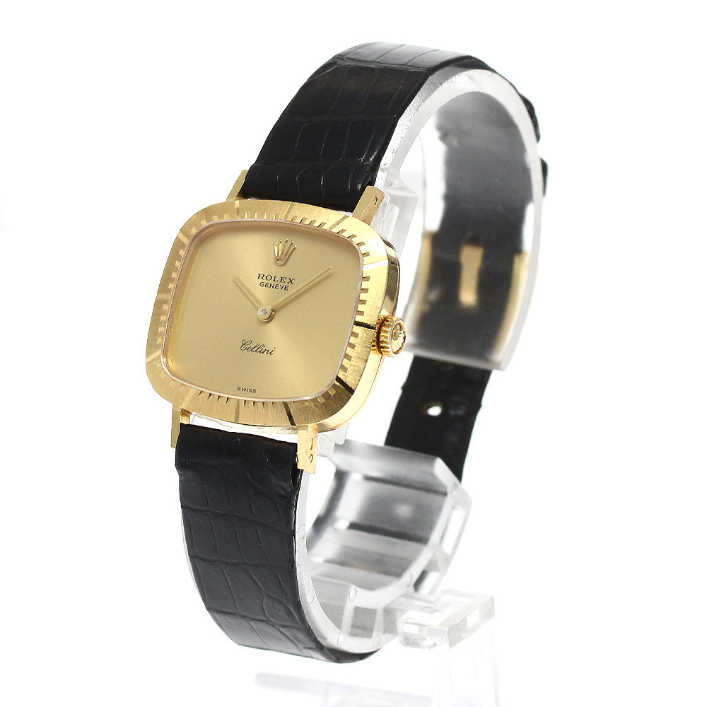 ROLEX Cellini 4082 K18YG Cal.1601 gold Dial Hand Winding Ladies Watch_894505