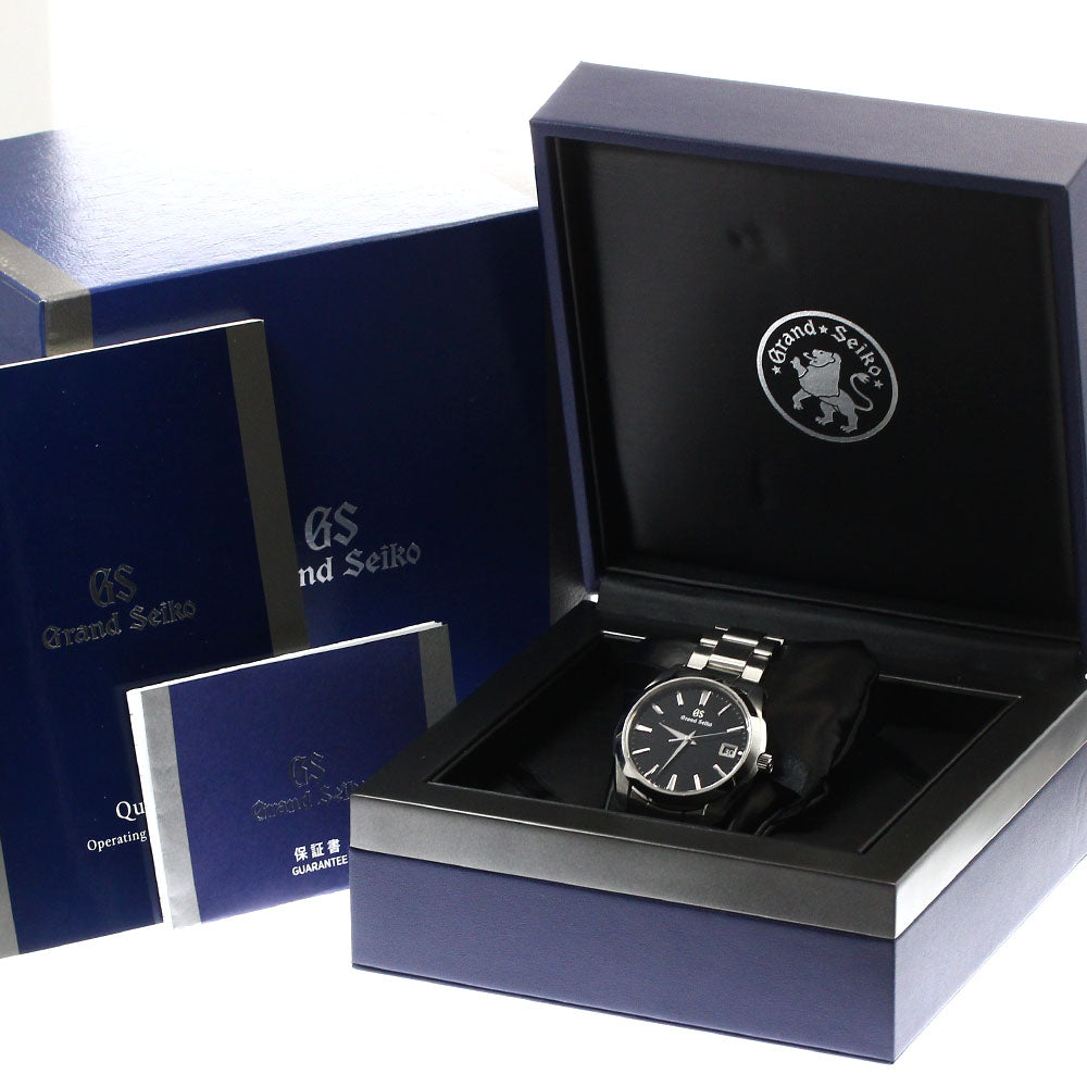 SEIKO Grand Seiko SBGV223/9F82-0AF0 Date black Dial Quartz Men's Watch_894532