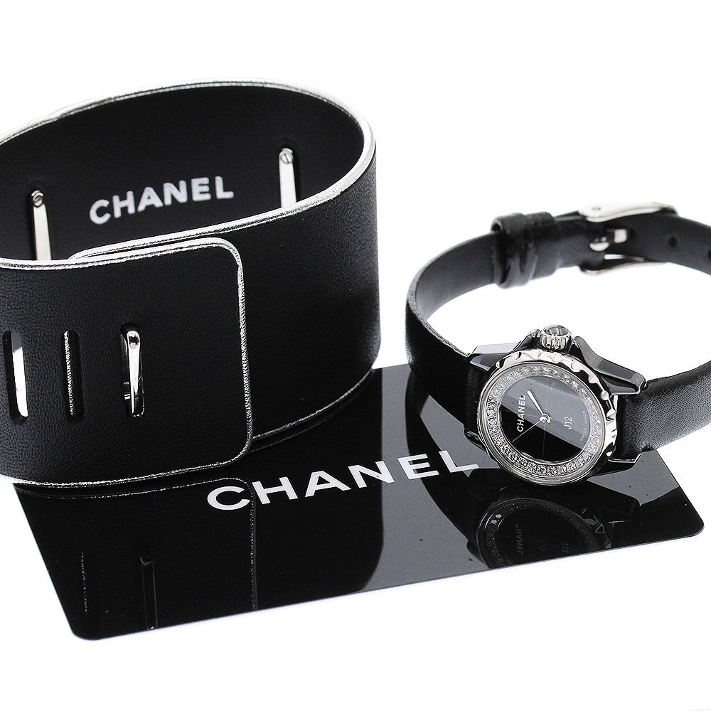 CHANEL J12 XS H4663 Diamond black Dial Quartz Ladies Watch_894534
