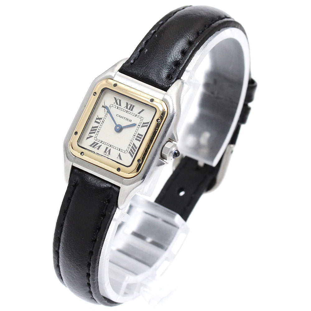 CARTIER PANTHERE SM W250295D YG bezel Beige Dial Quartz Ladies Watch_894558