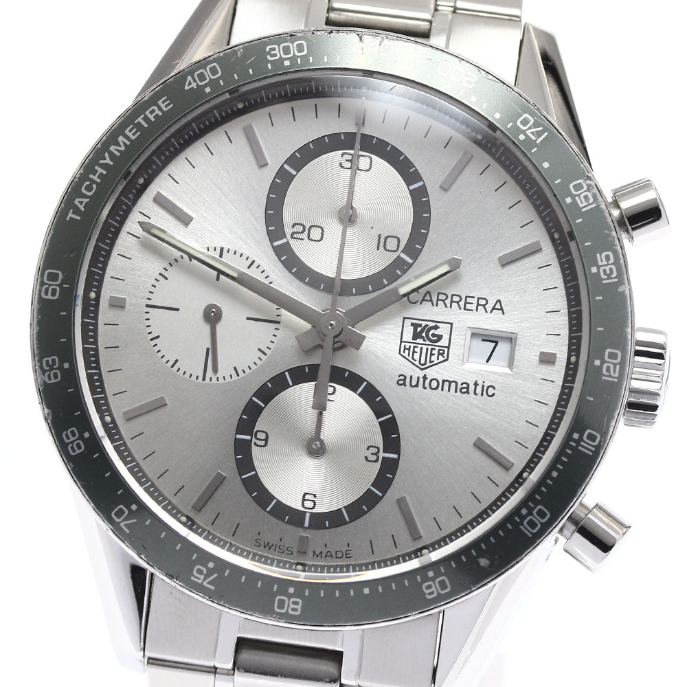 TAG HEUER Carrera CV2011 Chronograph Silver Dial Automatic Men's Watch_894561