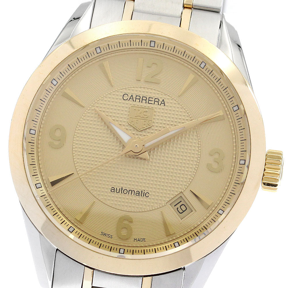 TAG HEUER Carrera WV2251 YG bezel date gold Dial Automatic Men's Watch_894562