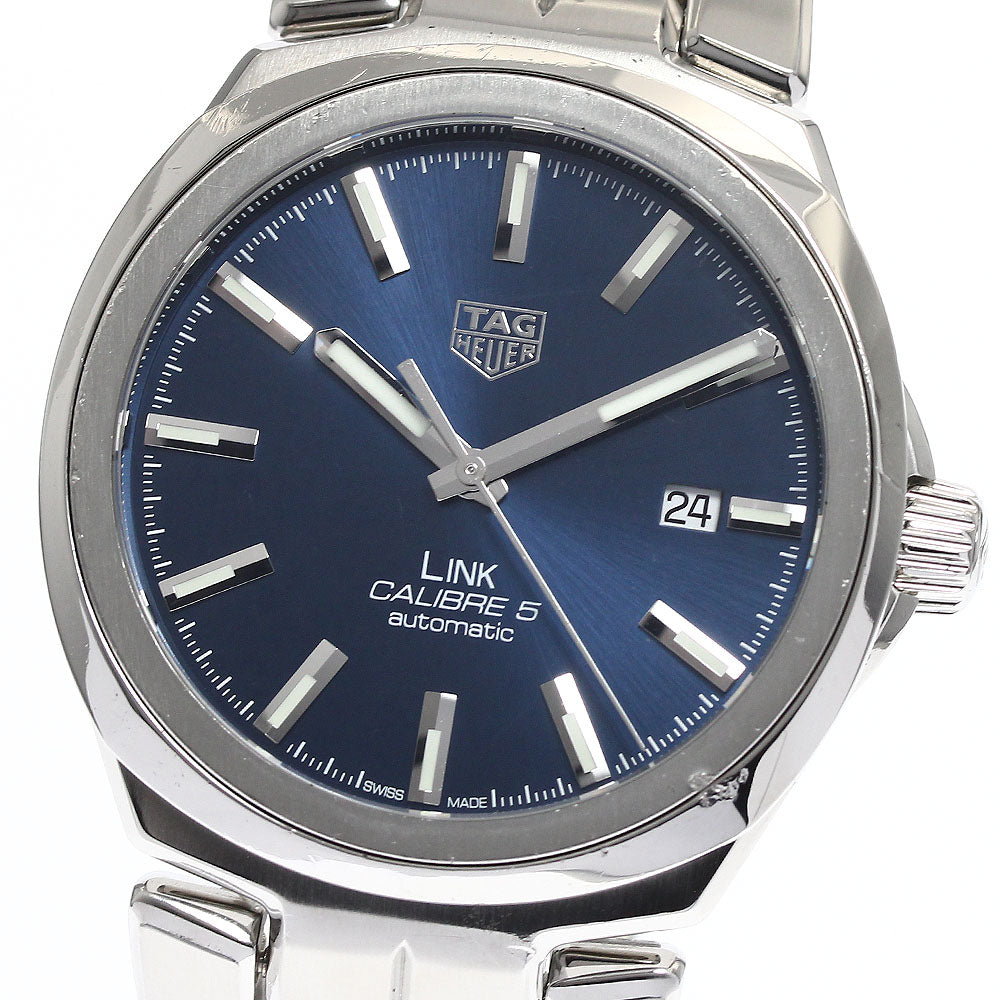 TAG HEUER Link WBC2112 Calibre 5 Navy Dial Automatic Men's Watch_894591