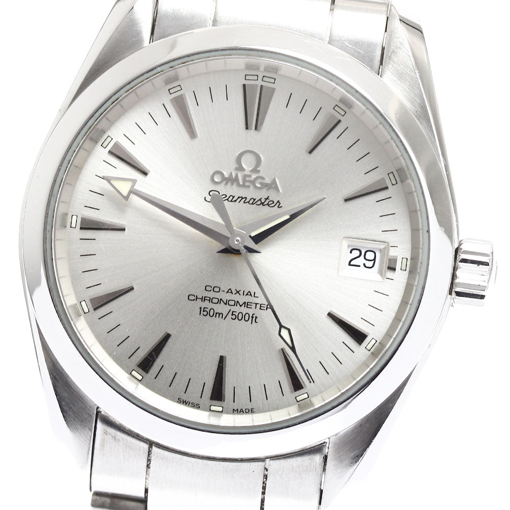 OMEGA Seamaster Aqua Terra 2504.30 Date Silver Dial Automatic Boy's Watch_894592