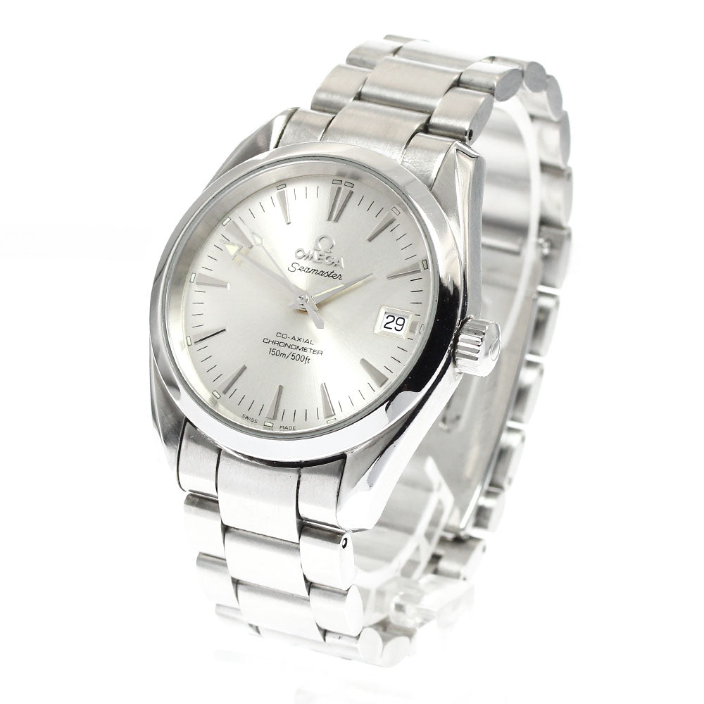 OMEGA Seamaster Aqua Terra 2504.30 Date Silver Dial Automatic Boy's Watch_894592