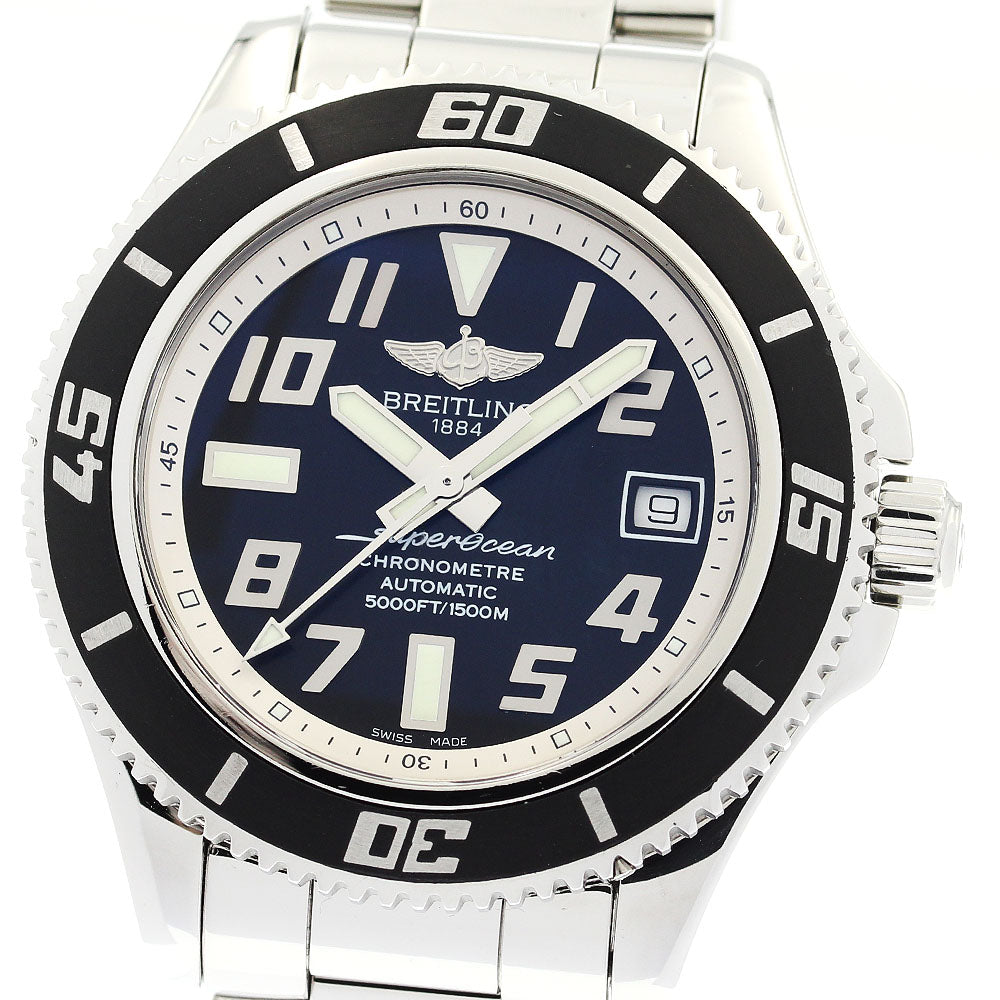 BREITLING Super Ocean 42 A17364 Date black Dial Automatic Men's Watch_894594