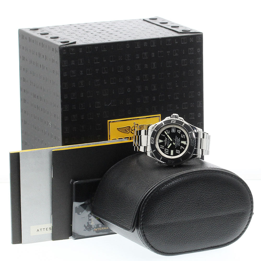 BREITLING Super Ocean 42 A17364 Date black Dial Automatic Men's Watch_894594