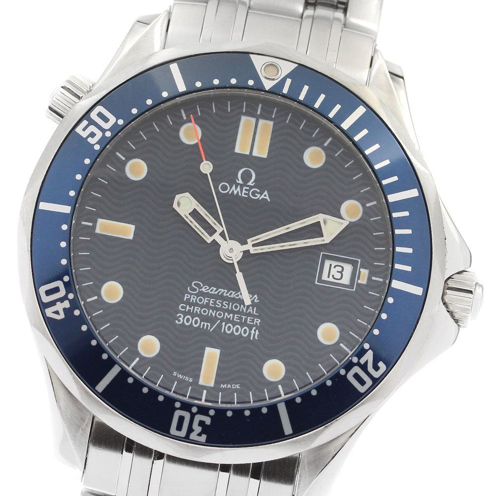 OMEGA Seamaster300 2531.80 Date Navy Dial Automatic Men's Watch_894599