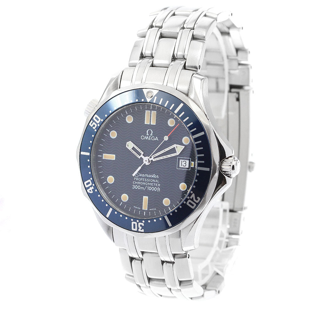 OMEGA Seamaster300 2531.80 Date Navy Dial Automatic Men's Watch_894599