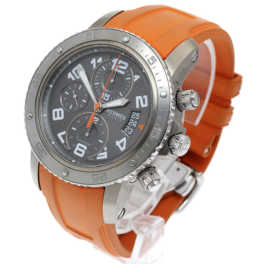 HERMES Clipper Mechanic Diver CP2.941 Chronograph Automatic Men's Watch_894609