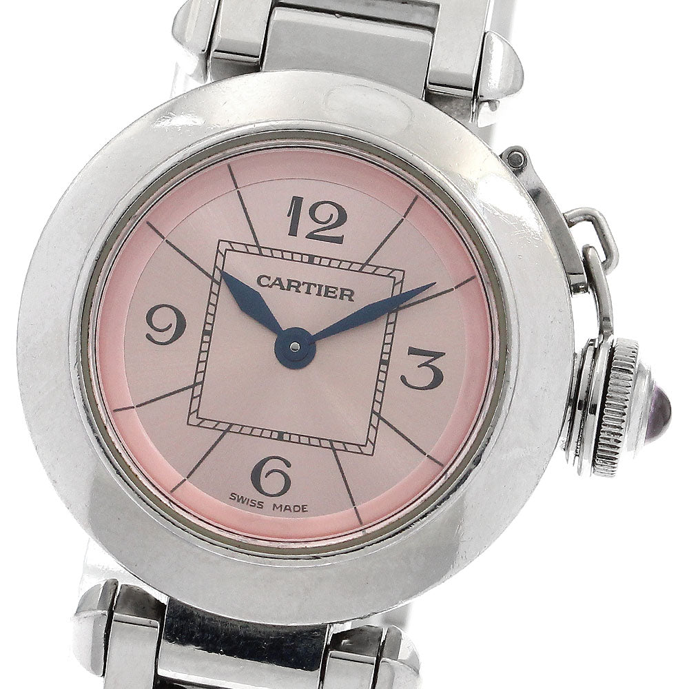 CARTIER Mispacha W3140008 pink Dial Quartz Ladies Watch_894618
