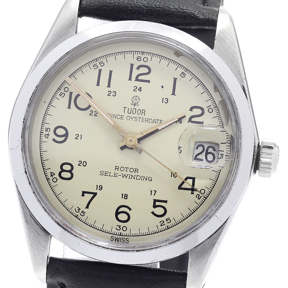 TUDOR Prince Oyster Date Kobala 7966 Date Silver Dial Automatic Men's Watch_894625