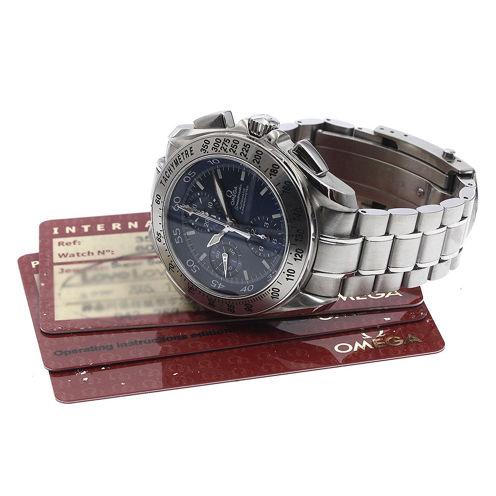 OMEGA Speedmaster Split Second 3540.80 Blue Dial Automatic Men's Watch_894636