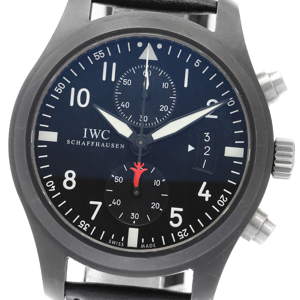 IWC SCHAFFHAUSEN Pilot watch top gun IW388001 Chronograph Automatic Men's_894644