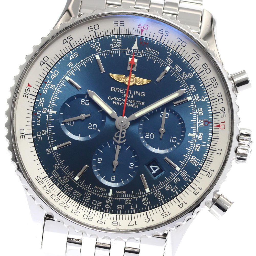 BREITLING Navitimer AB0127 Chronograph blue Dial Automatic Men's Watch_894652
