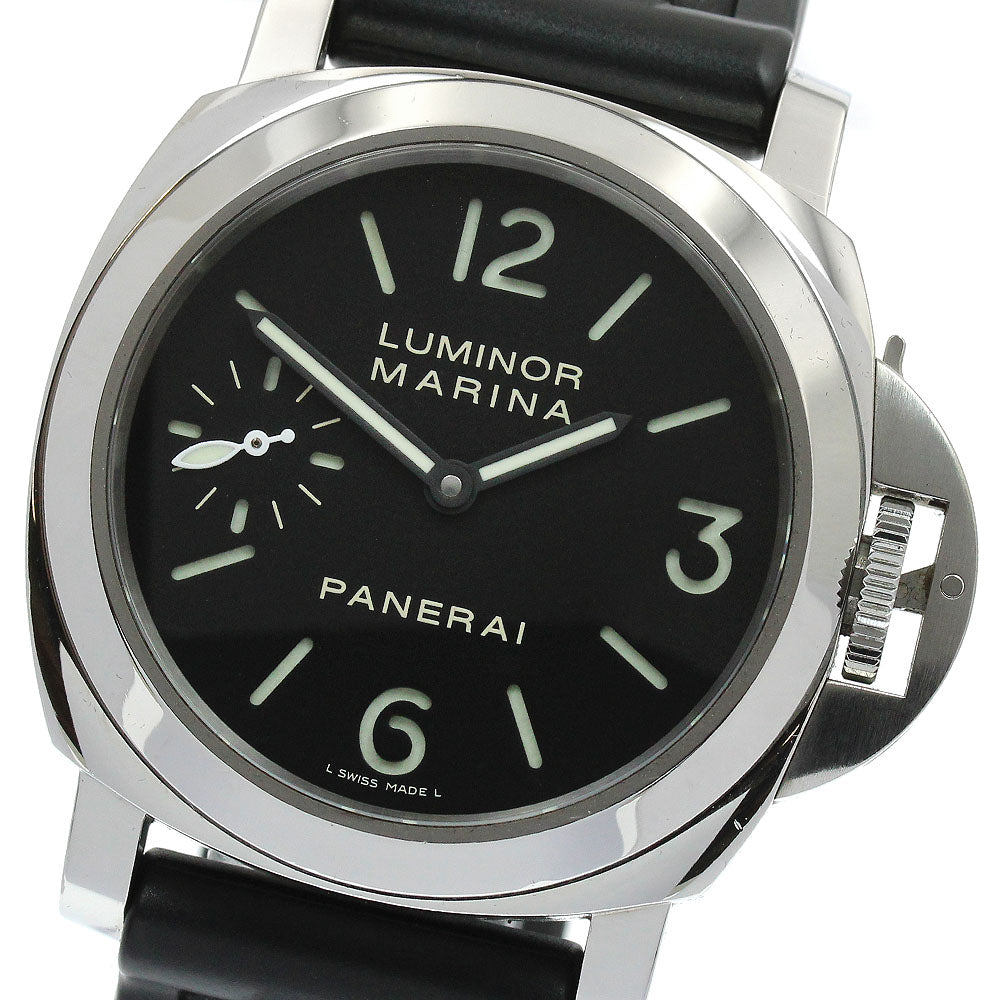 PANERAI Luminor Marina PAM00111 Back skeleton black Dial Hand Winding Men's Watch_894653