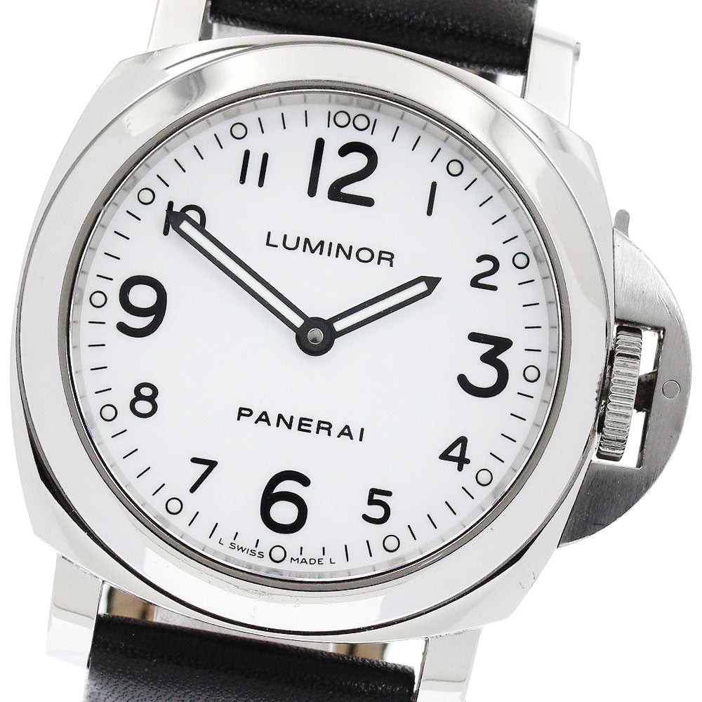 PANERAI Luminol base PAM00114 white Dial Hand Winding Men's Watch_894654