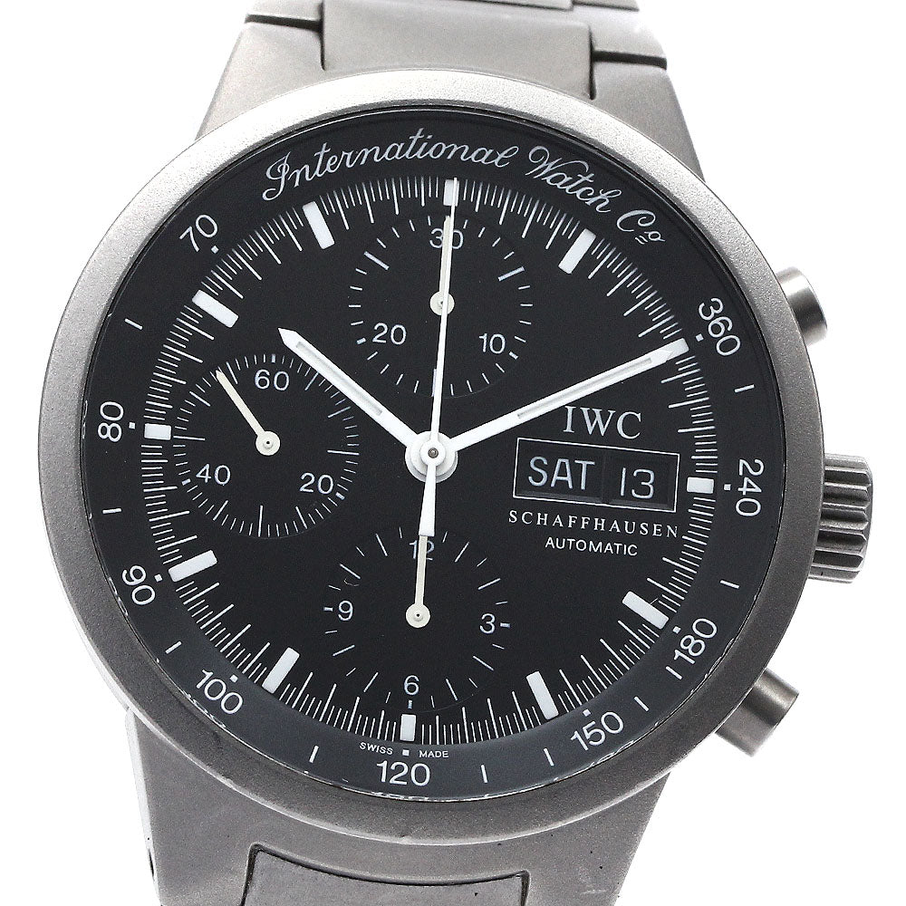 IWC SCHAFFHAUSEN GST IW370703 Chronograph black Dial Automatic Men's_894658