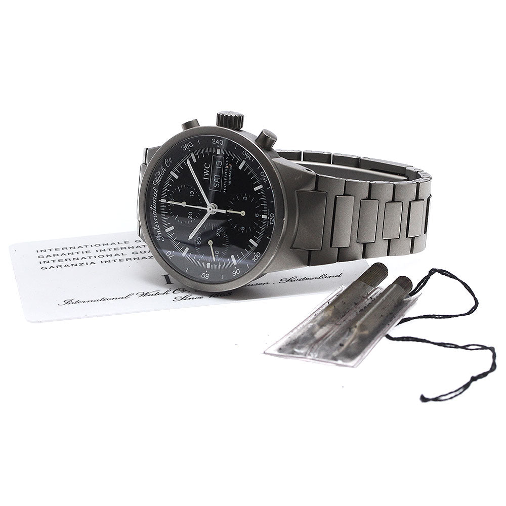 IWC SCHAFFHAUSEN GST IW370703 Chronograph black Dial Automatic Men's_894658