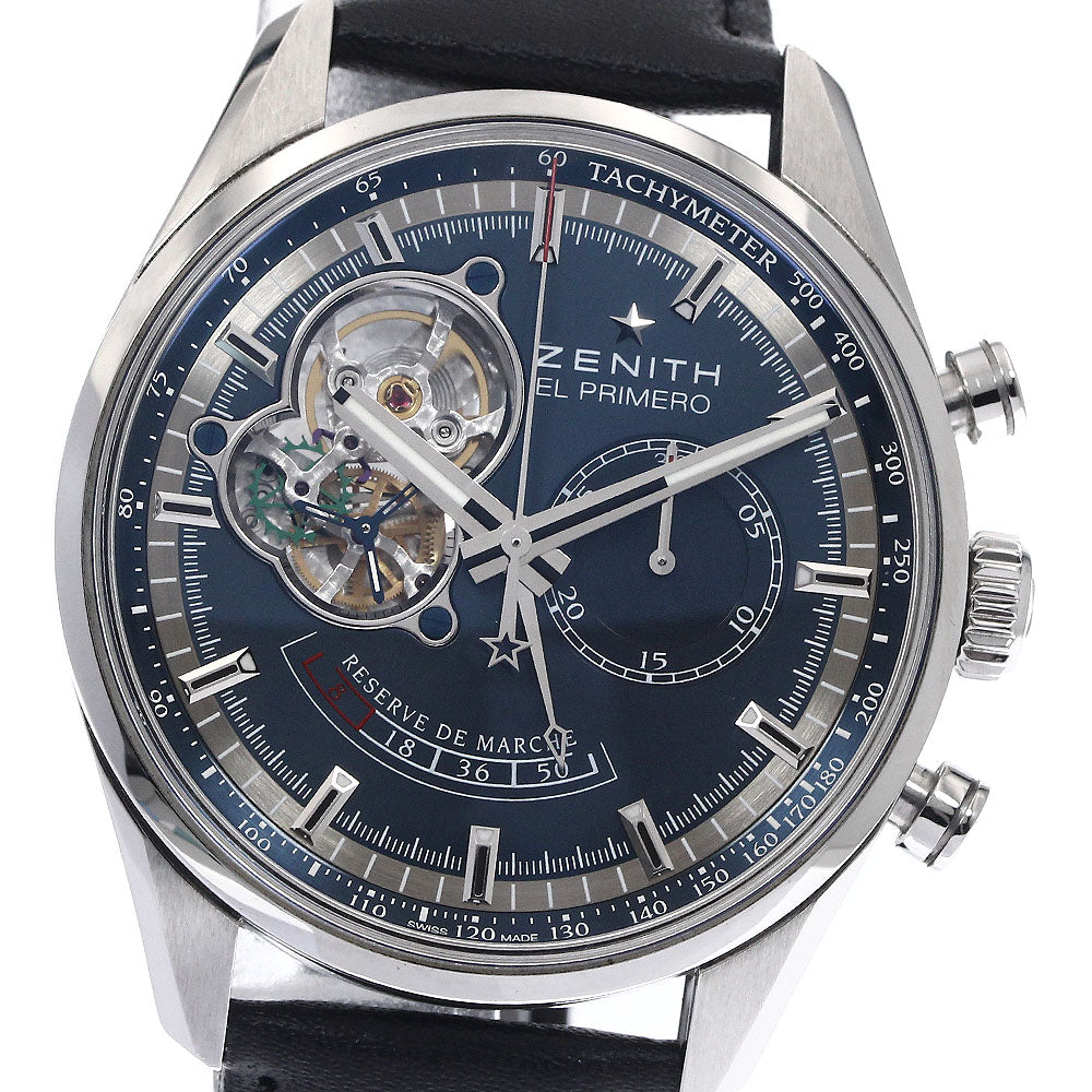 ZENITH Chronomaster Open Charles Vermot Navy Dial Automatic Men's Watch_894671