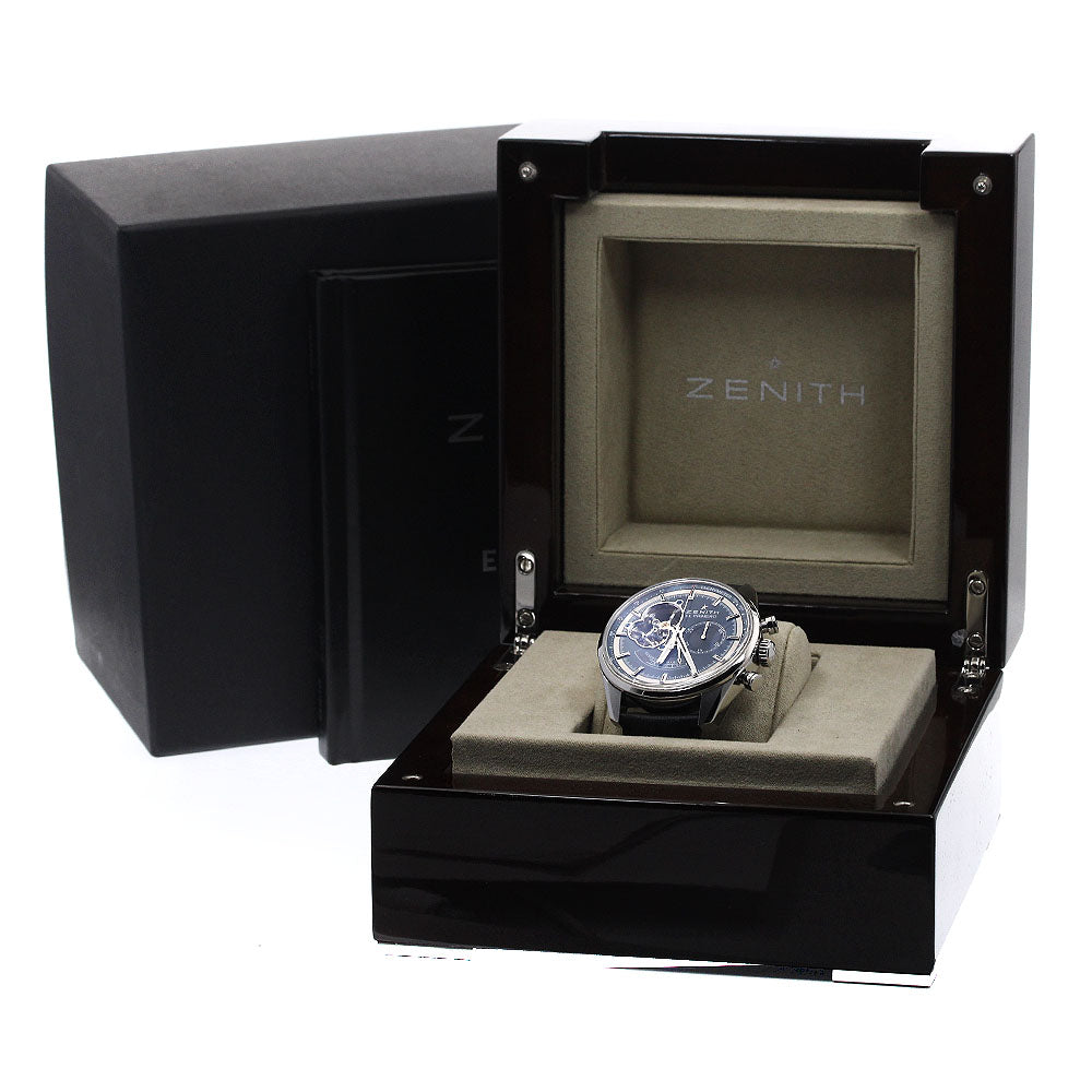 ZENITH Chronomaster Open Charles Vermot Navy Dial Automatic Men's Watch_894671