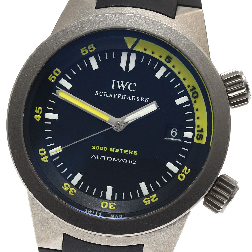 IWC SCHAFFHAUSEN Aquatimer Automatic 2000 IW353803 Automatic Men's Watch_894673