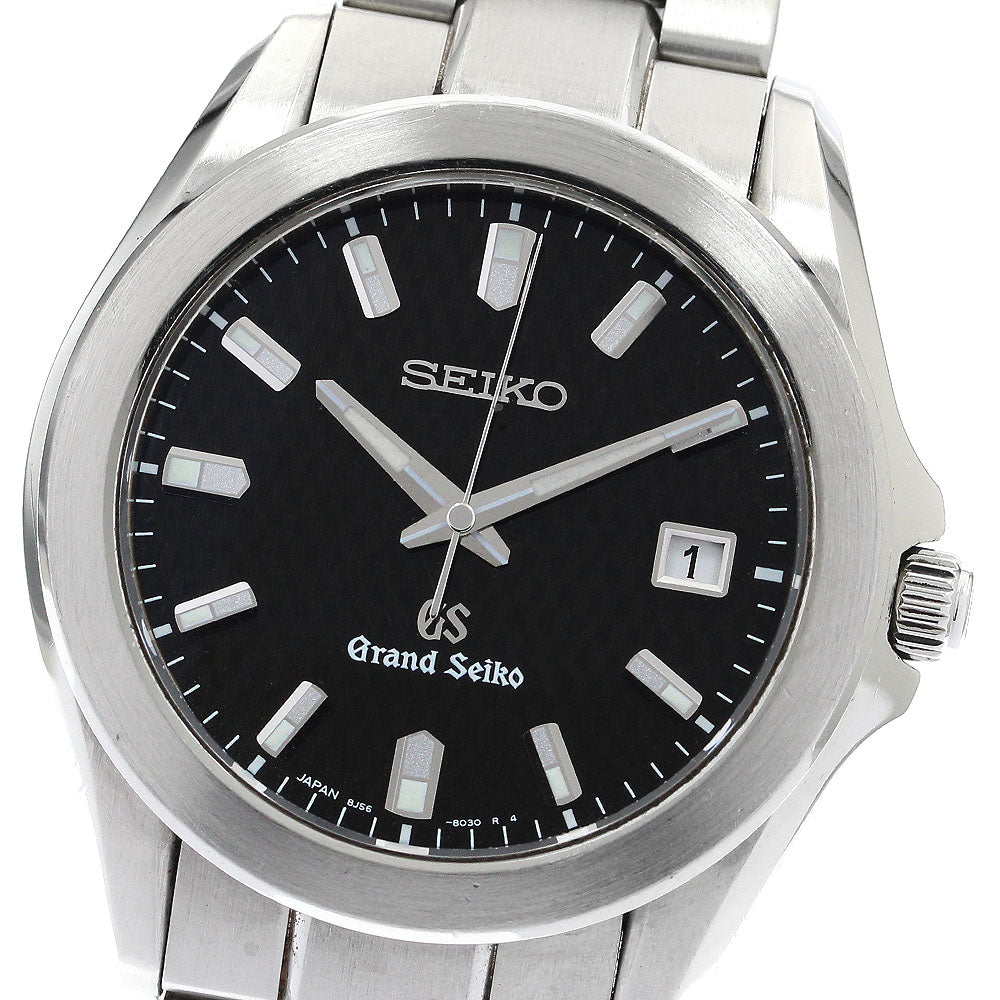 SEIKO Grand Seiko SBGF021/8J56-8020 Date Black Dial Quartz Men's Watch_894700