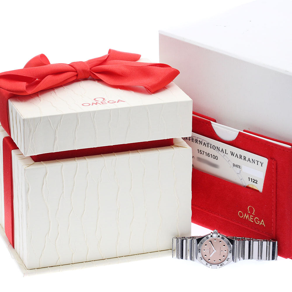 OMEGA Constellation My Choice 1571.61 pink Dial Quartz Ladies Watch_894710