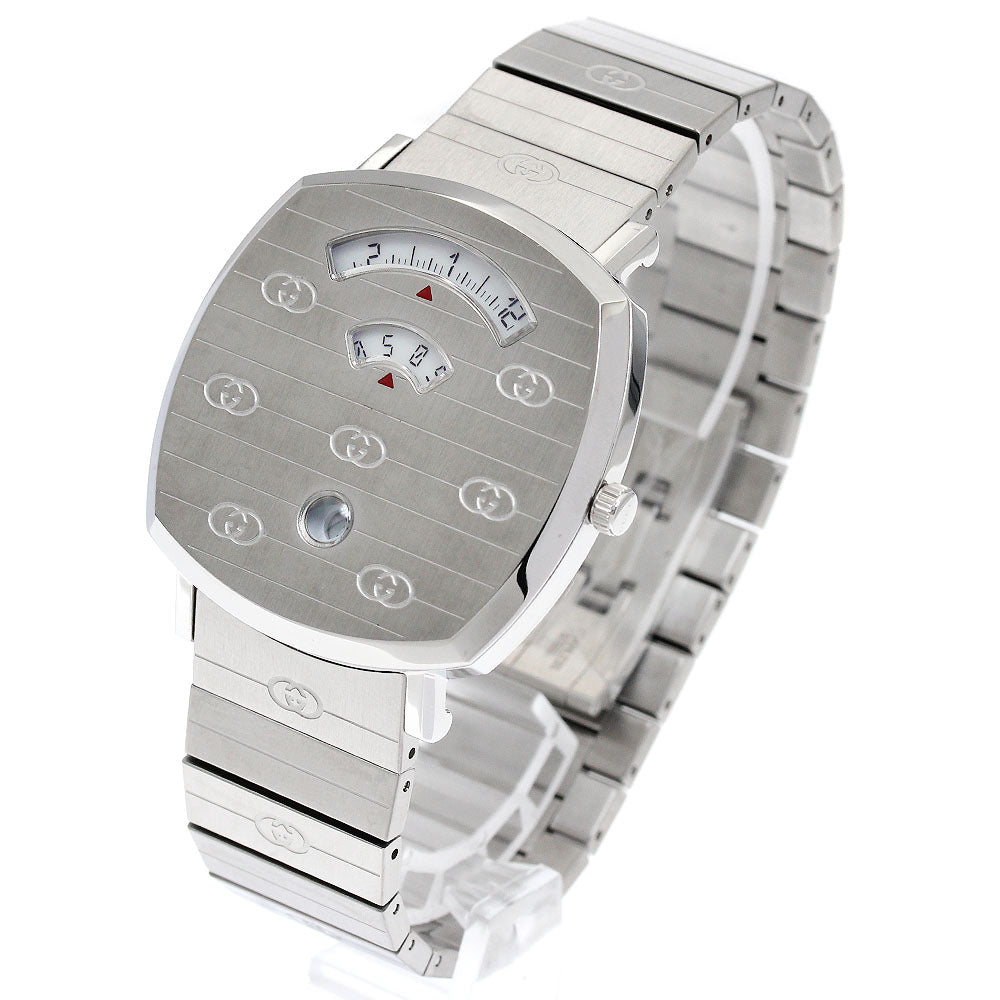 GUCCI Grip watch 157.3/YA157410 Date White Dial Quartz Men's Watch_894712