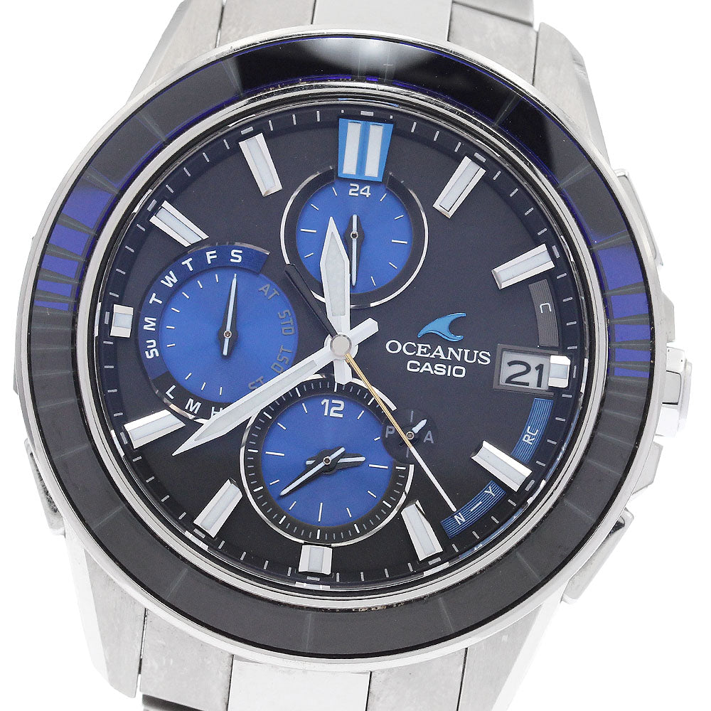 CASIO Oceanus Manta OCW-S4000C-1AJF Edo Kiriko Solar Powered Radio Men's_894714