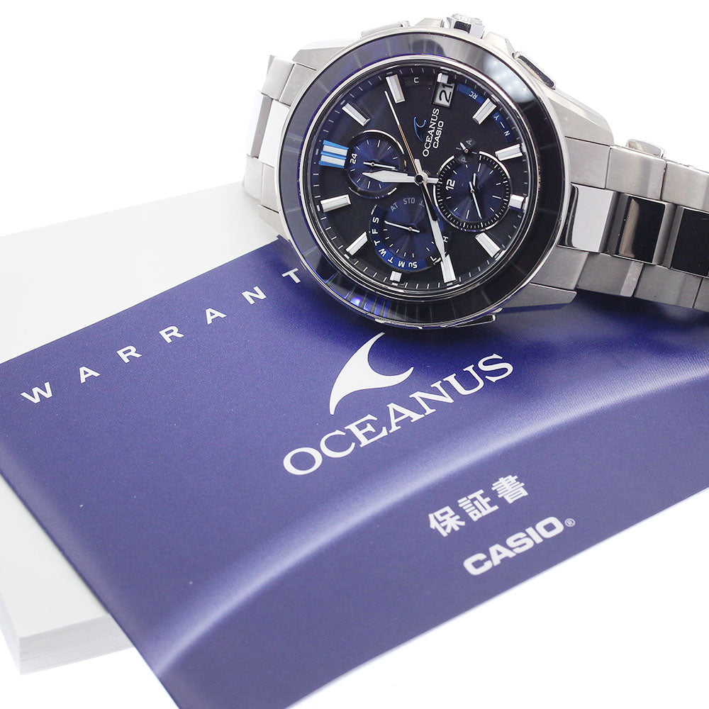 CASIO Oceanus Manta OCW-S4000C-1AJF Edo Kiriko Solar Powered Radio Men's_894714