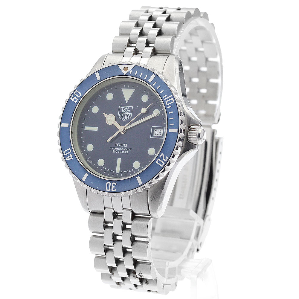 TAG HEUER Professional Diver 200 980.613B Date blue Dial Quartz Boy's_894725