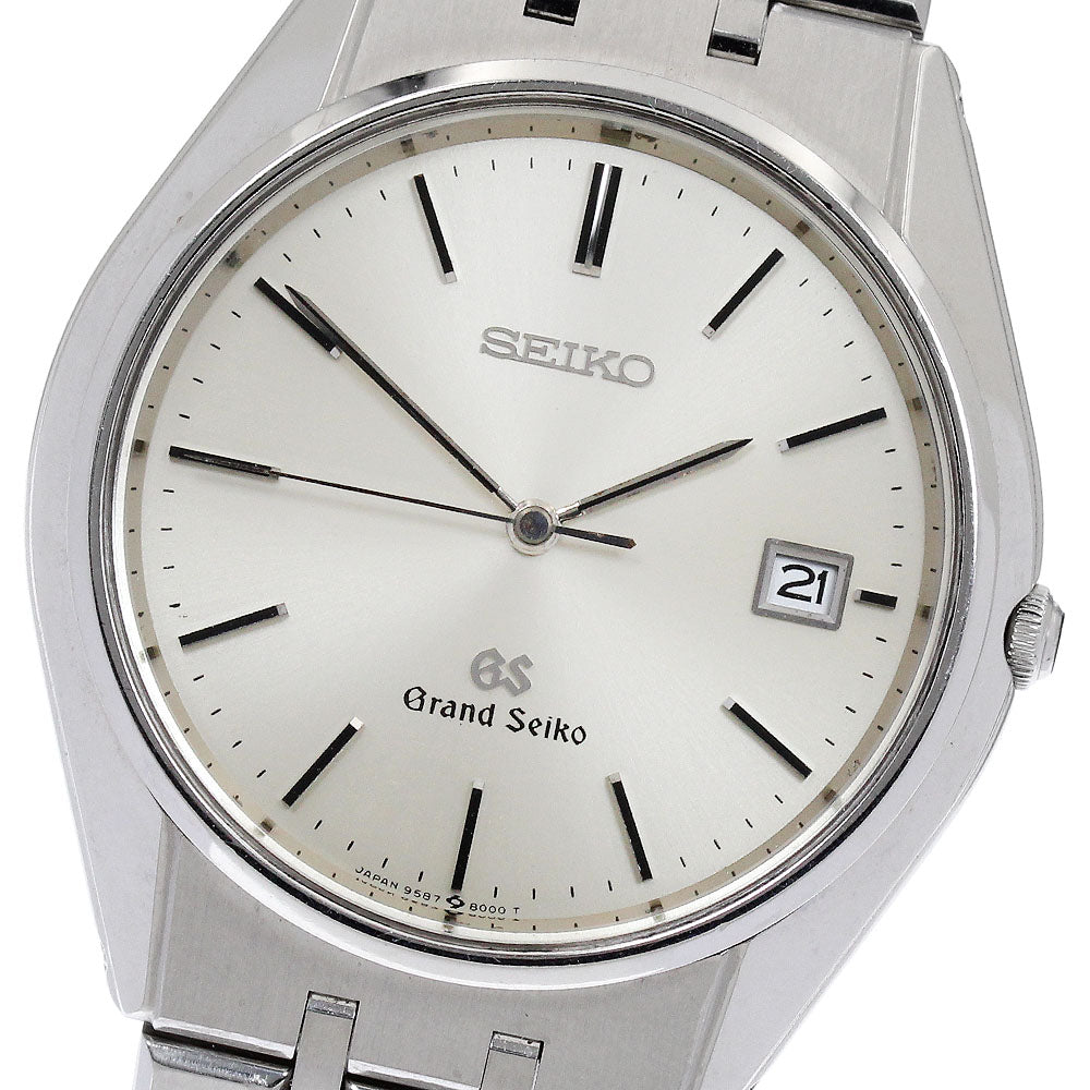 SEIKO Grand Seiko SBGS003/9587-8000 Date Silver Dial Quartz Men's Watch_894729