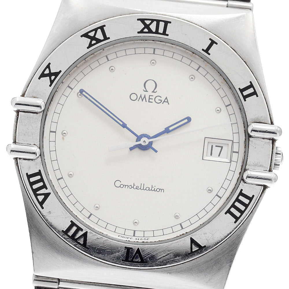OMEGA Constellation Date Silver Dial Quartz Men's Watch_894734