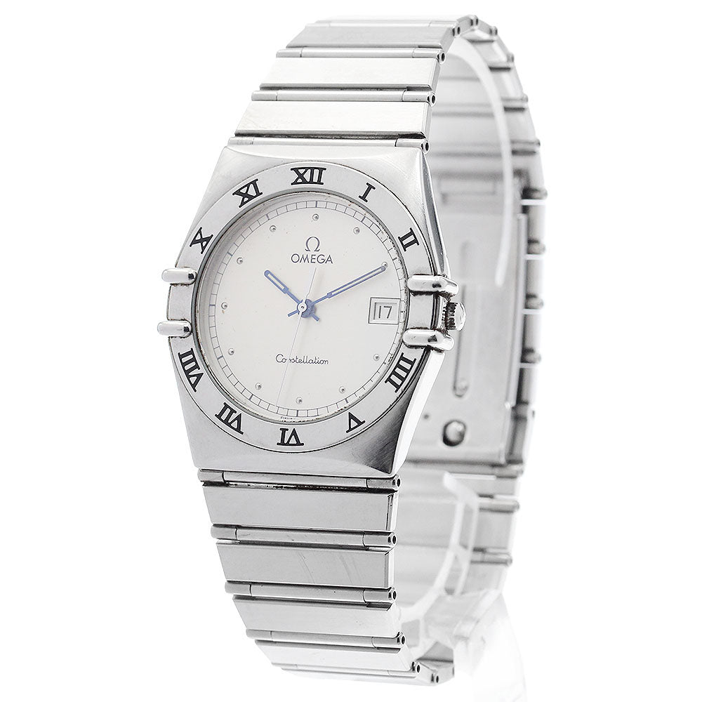 OMEGA Constellation Date Silver Dial Quartz Men's Watch_894734