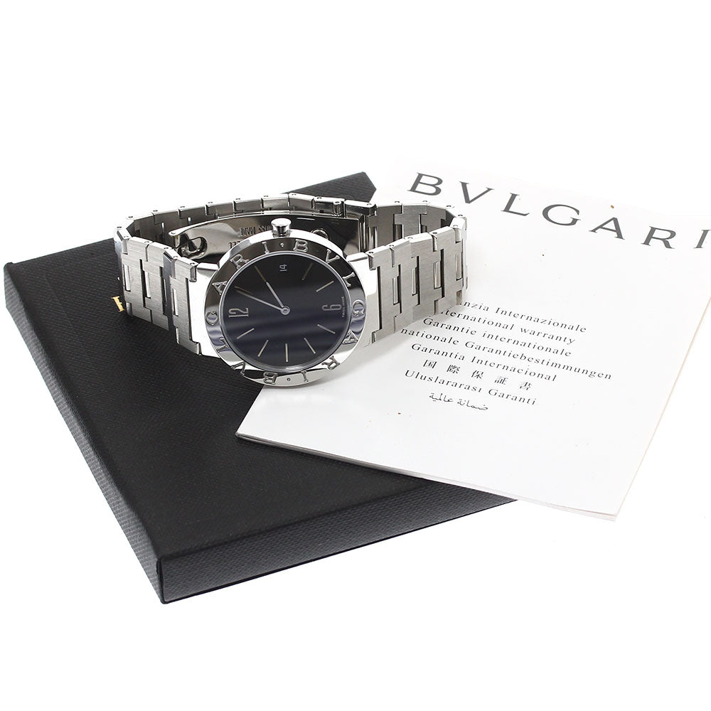 BVLGARI BVLGARIBVLGARI BB33SS Date black Dial Quartz Men's Watch_894735